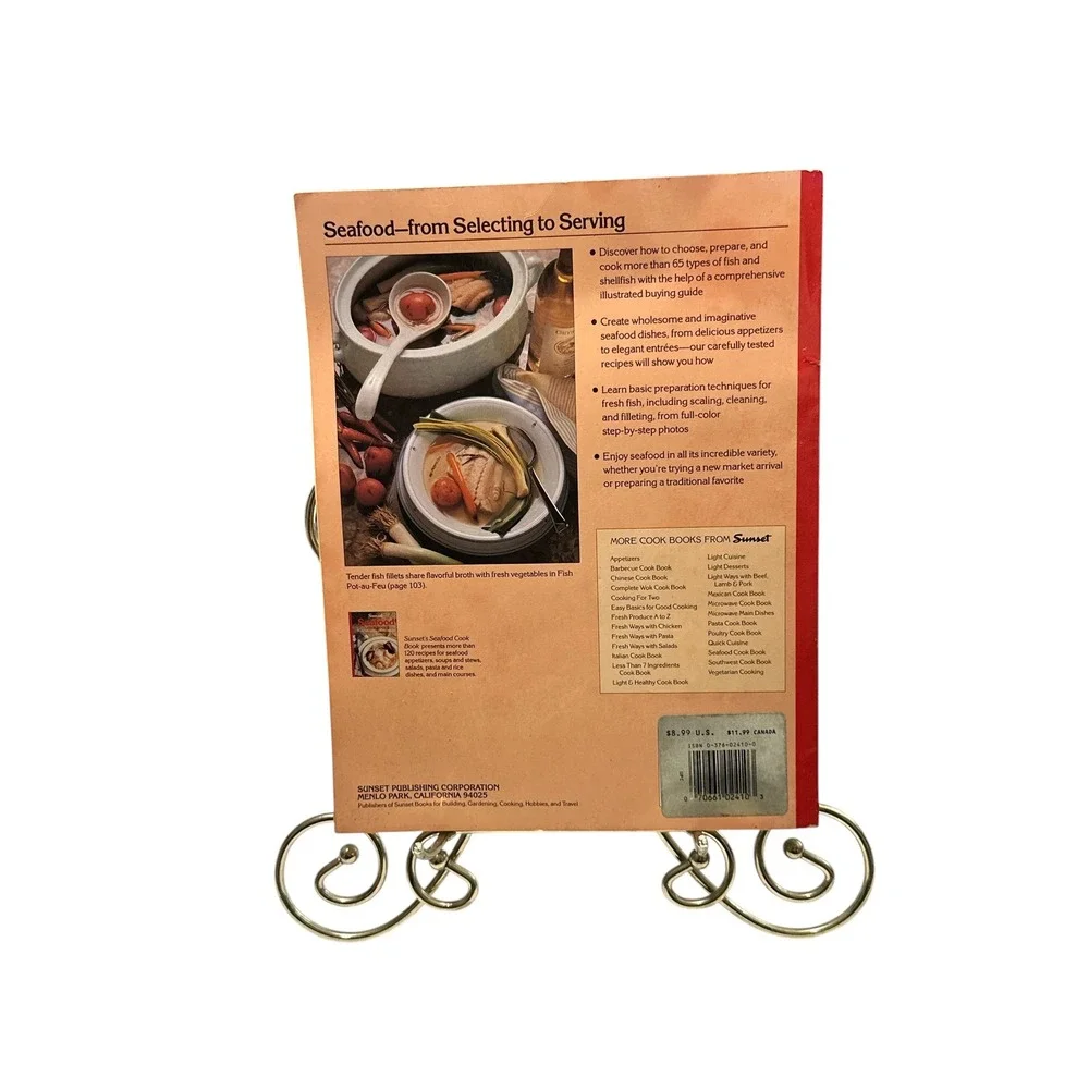 Sunset Fish & Shellfish A to Z Cookbook 150 Recipes Buying Guide‎ 1989 Paperback